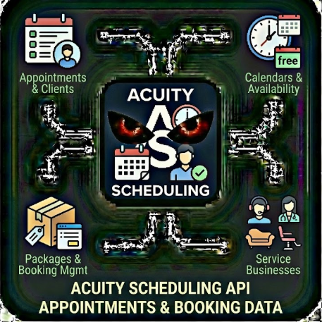 Acuity Scheduling API Appointments & Booking Data Access