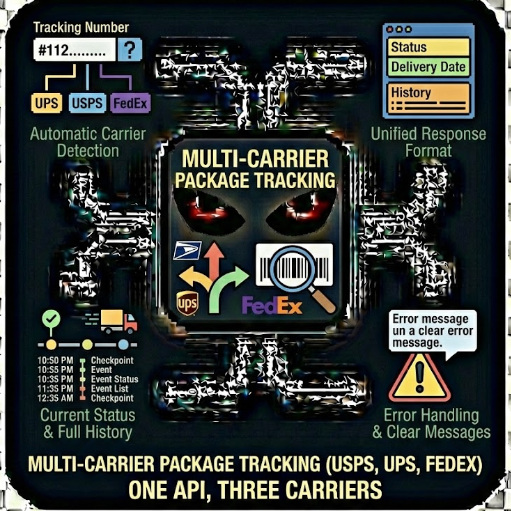 Multi-Carrier Package Tracking (USPS, UPS, FedEx)
