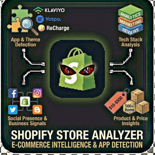 Shopify Store Analyzer E-commerce Intelligence Made Simple